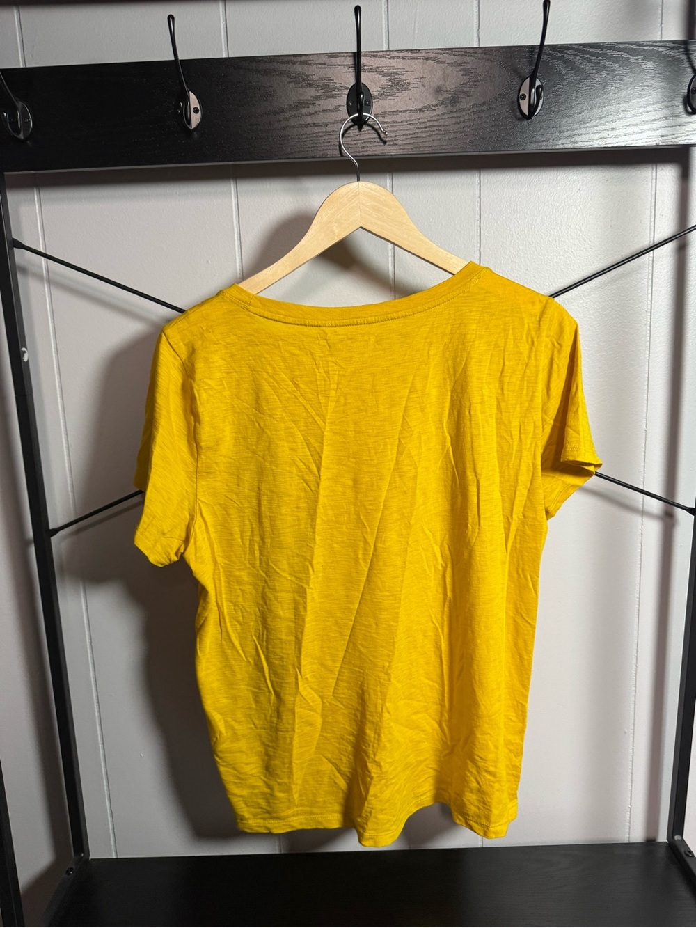 J. Crew Women's Golden Yellow Short Sleeve Crew Tee